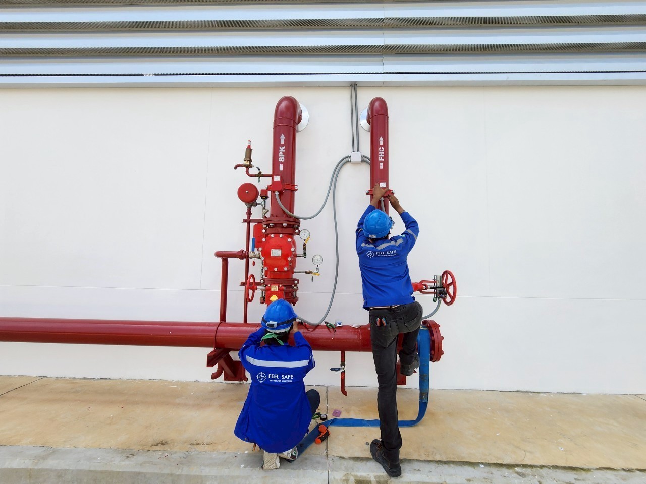 18เชื่อมต่อสัญญาณ อุปกรกณ์ Supervisory และ Flow Switch เข้ากับระบบแจ้งเตือนเหตุเพลิงไม้ - Feel Safe Better for Solution